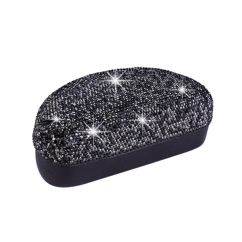 Bling bling strass portátil óculos de sol caso caixa olhos caixa titular mais cores para a escolha