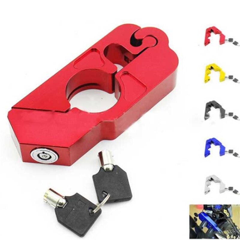Verrou de sécurité universel pour guidon de moto, scooter, vtt, antivol, accessoires pour moto