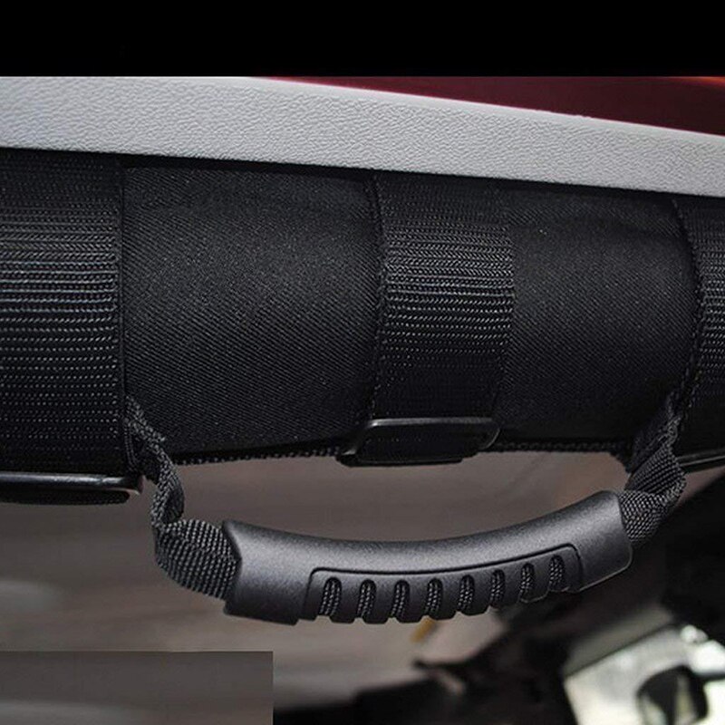 2pcs Car Grab Handle For Jeep Wrangler JK YJ TJ Roll Bar Grab Handles Grib Hand Holder Car Bar Roll Grips Holder