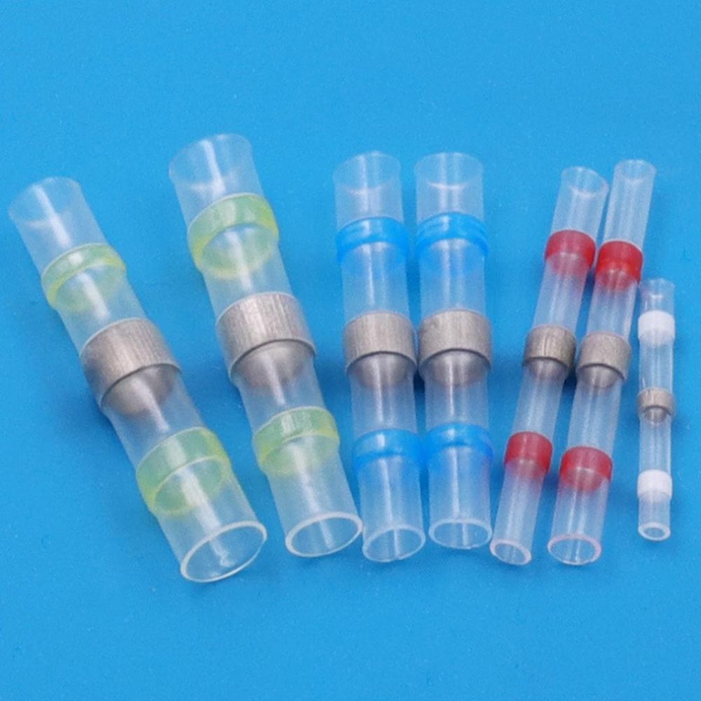 Electrical Wire Connectors Insulated Solder Sleeve Tube Heat Shrink Solder Terminal Waterproof Butt Connectors