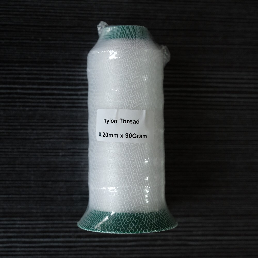 Fil de Monofilament en Nylon Transparent | 0.2mm perle de poisson en cristal, fil Invisible, tissus lourds, fil Transparent de 2400M de long