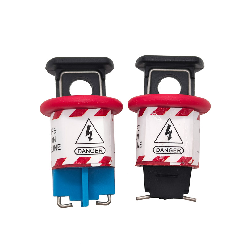 1Pc Electrical Safety Lockout Circuit Breaker Lock Miniature Air Switch Breaker Lockout for Power Isolation pinout