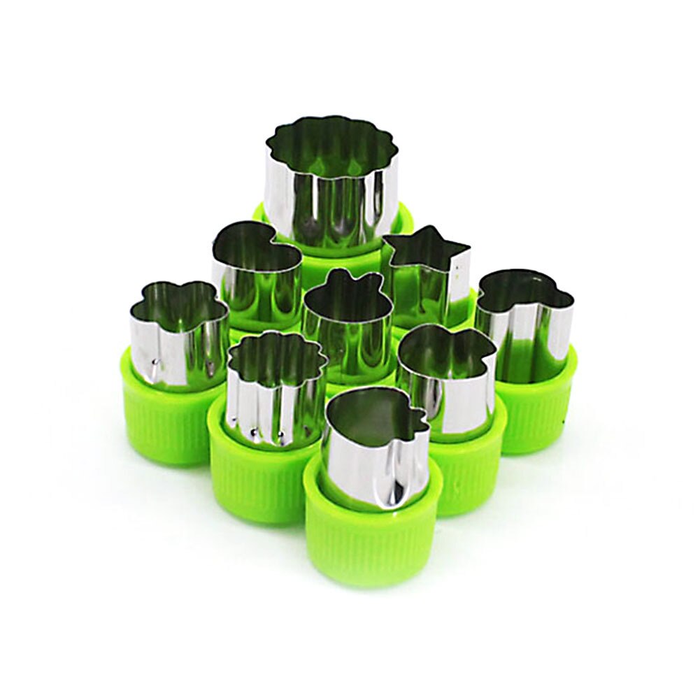 Vegetable And Fruit Cutting Die Cutter Shapes Set Cookie Mold Cartoon Animal Pattern Food Stencil Biscuit Mold