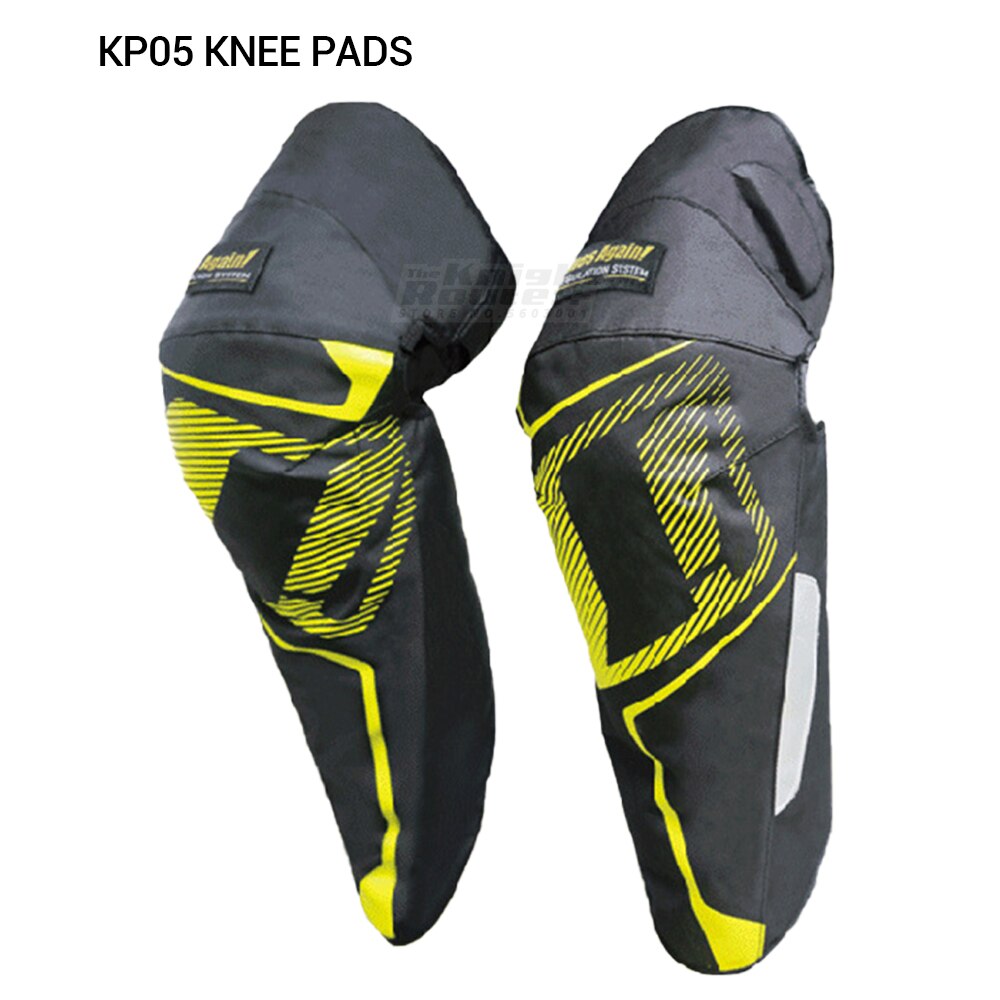 Rodilleras para motocicleta, conjunto de coderas para Moto, protección de rodilla para Motocross, protector de competición, equipo de protección CE EN1621-1: KP05 YW Knee Pads
