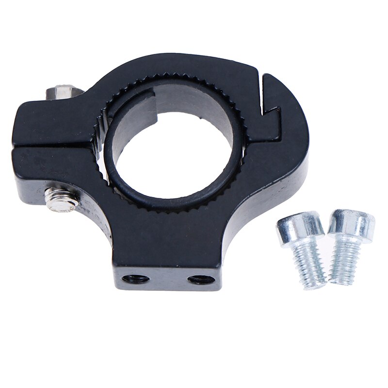 Adaptador de soporte de la taza del manillar de la bicicleta adaptador de la jaula de la botella de agua adaptador del estante de la hervidor de acero de rotación ajustable Rack Mount Clamp: BK