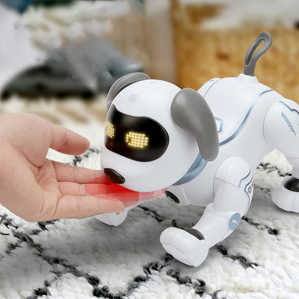 Elektronische Robot Hond Stunt Hond Afstandsbediening Robot Hond Speelgoed Voice Control Muziek Dansen Speelgoed Voor Kinderen