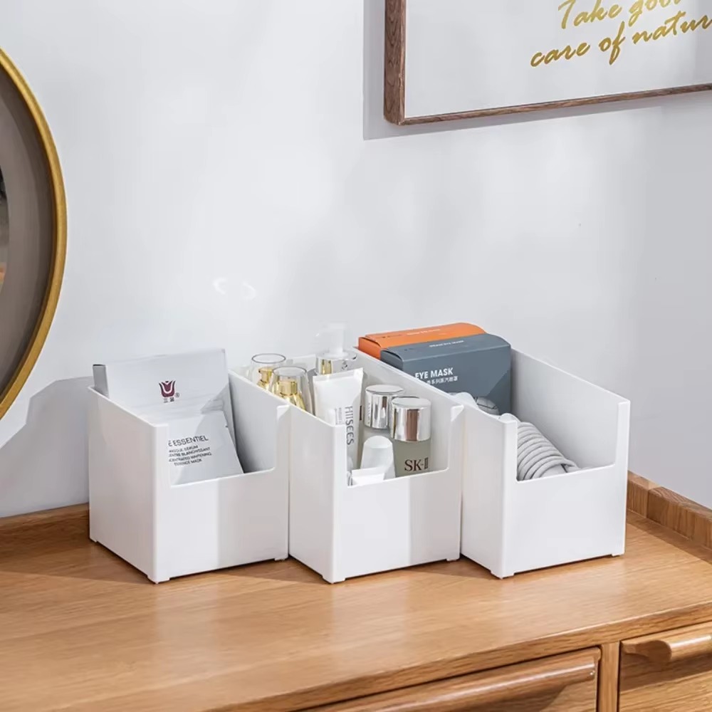 Rechtwinklige Aufbewahrungsbox, Küchenschrank, multifunktionale Schublade, Organizer-Kasten, erweiterbarer Aufbewahrungskorb, Schreibtisch-machen-hoch-Organizer