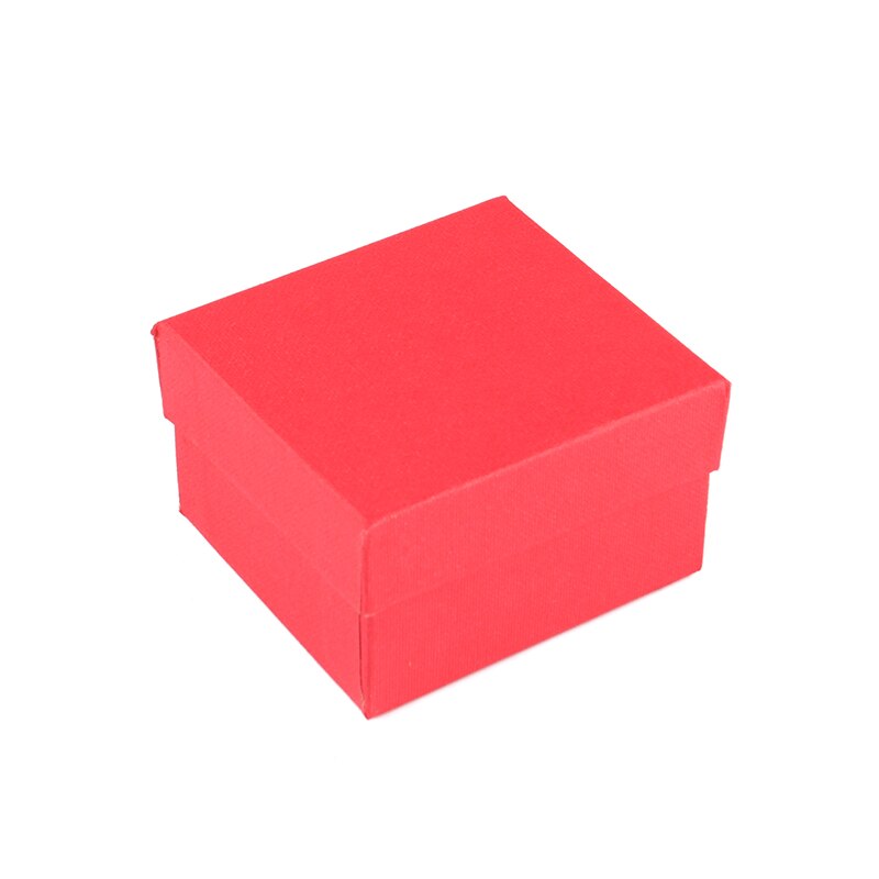 Unieke manchet, duurzaam casual mode box, vierkante doos: Red