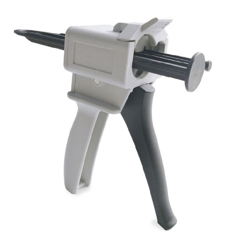 50ml 10:1 Manual Two Component AB Glue Applicator Adhesive Squeeze Dispenser Y5LD