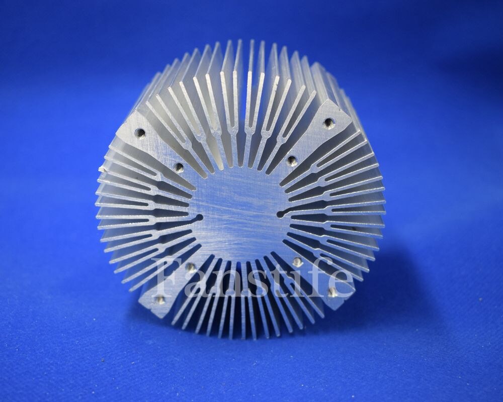 15W 20W 30W High Power Led Aluminum Heatsink 90mm Height-55mm Radiator