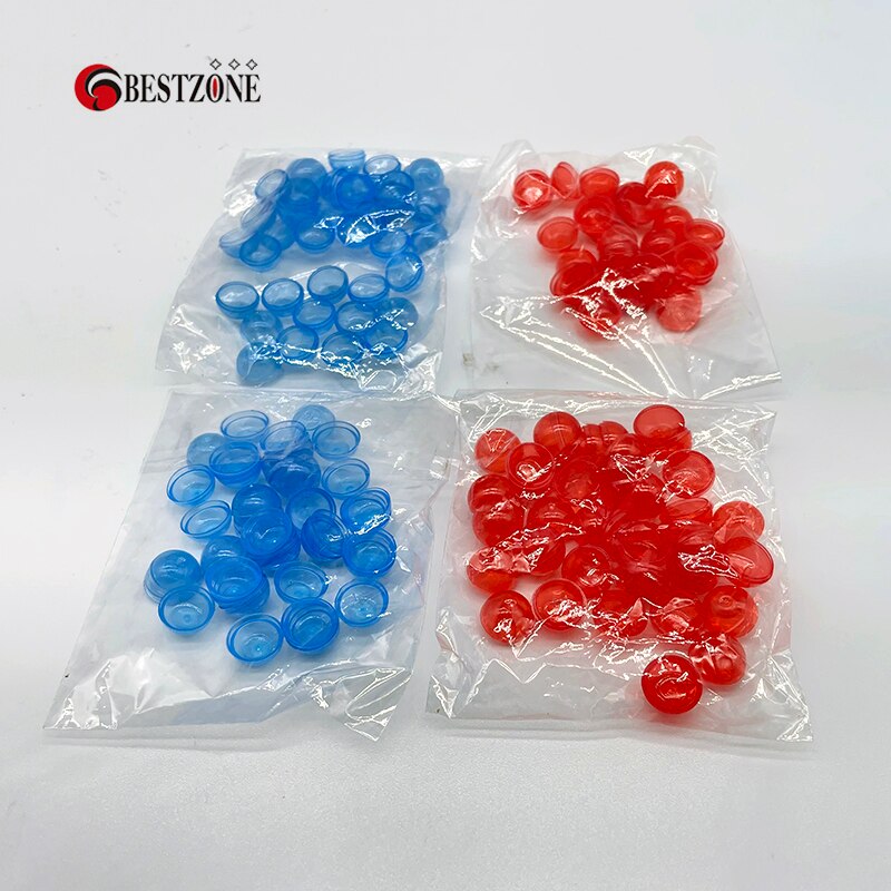 50Pcs/lot 10.7MM Very Small Mini Tiny 0.42Inch Mini Clear TRANS Red Blue Plastic Capsule Toys Round Ball Eggshell Container