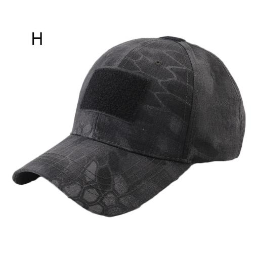 Men Cotton Camouflage Snake Baseball Cap Fishing Hat Anti Sun Outdoor Hunting Camouflage Jungle Hat Cycling Hiking Cap: H