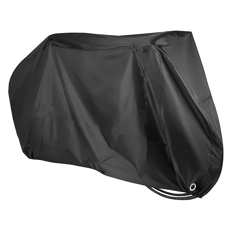 Cubierta de bicicleta impermeable al aire libre cubiertas de bicicleta lluvia sol UV polvo a prueba de viento con orificio para cerradura para bicicleta eléctrica de carretera de montaña: Default Title