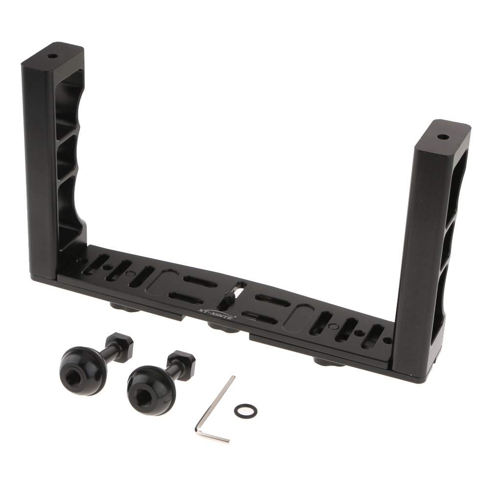 Estabilizador de luz de buceo para GoPro Hero 6 5 4 3 + 3 deportes subacuáticos foto de cámara Video Rig Kit de soporte de mano con cabeza de bola