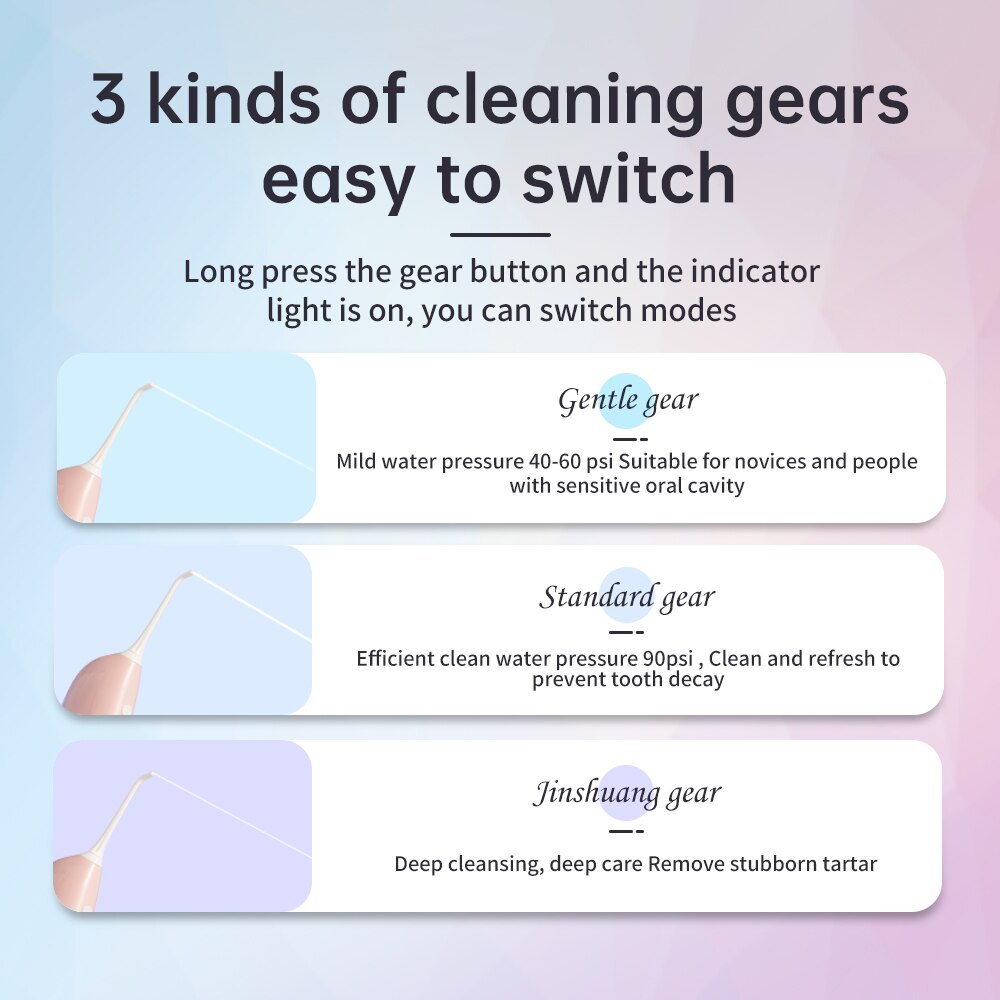 Y-kelin electric flushing device orthodontic special water flossing portable automatic household oral dental cleaning