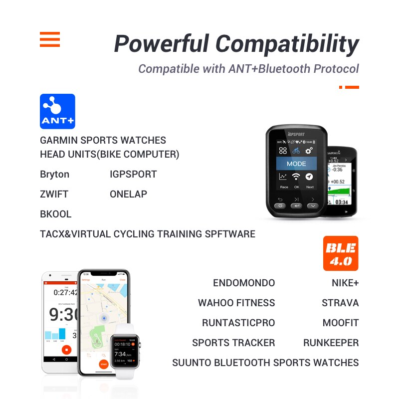 Magene Mover H64 Heart Rate Monitor S3+ Speed Cadence Sensor Bluetooth4.0 ANT + Computer Speedmeter for Strava Garmin