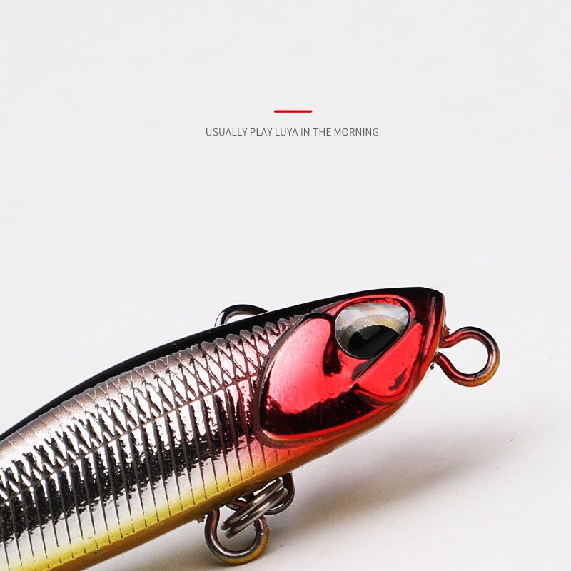 1Stck Elritze Untergang Langsam Bleistift Angeln Locken 5cm 5g Crankbait Wobbler ABS Künstliche Harten Köder sehen Meer angelgerät
