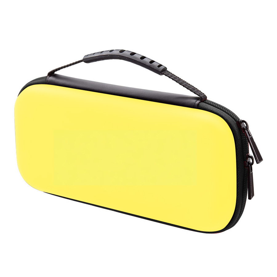 Tragbare, stoßfeste hartschalentasche für die nintendo switch lite spielkonsole – schutzhülle und aufbewahrungstasche: Gelb