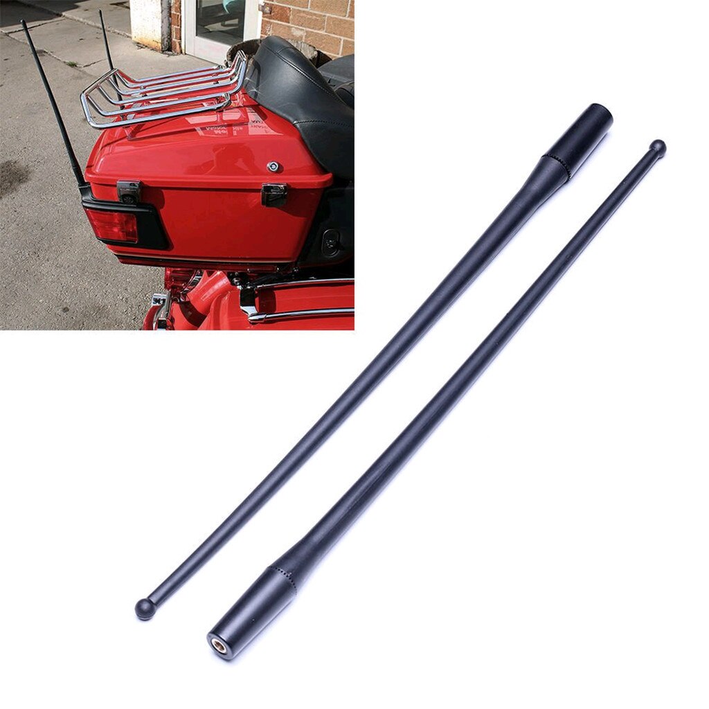 1 Pair Motorcycle AM/FM Radio Antenna for Harley Electra Glide 1996 Anti-Corrosion Finish Replace 012-HAR99 A10-HAR01