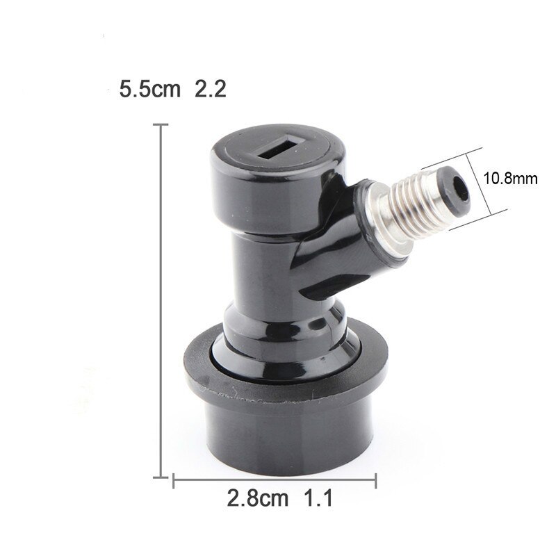 1/4 ''Bar Vervanging Homebrew Bier Keg Ball Lock Disconnect Dispenser Liquid Gas Connector Prikkeldraad/Schroefdraad Mond