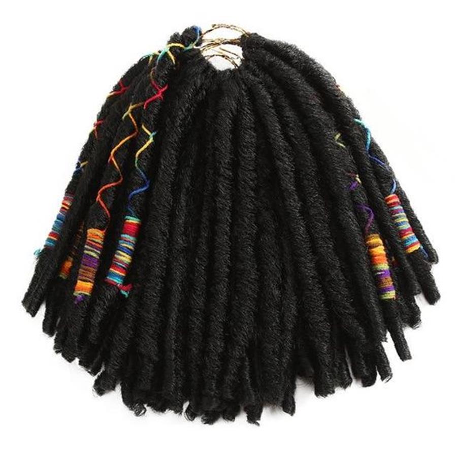 Crochet Hair Dreadlocks Faux Locs Braiding Hair Extensions Synthetic Dreadlock Jumbo 18 Inch Crochet Hair: 1Pcs/Lot