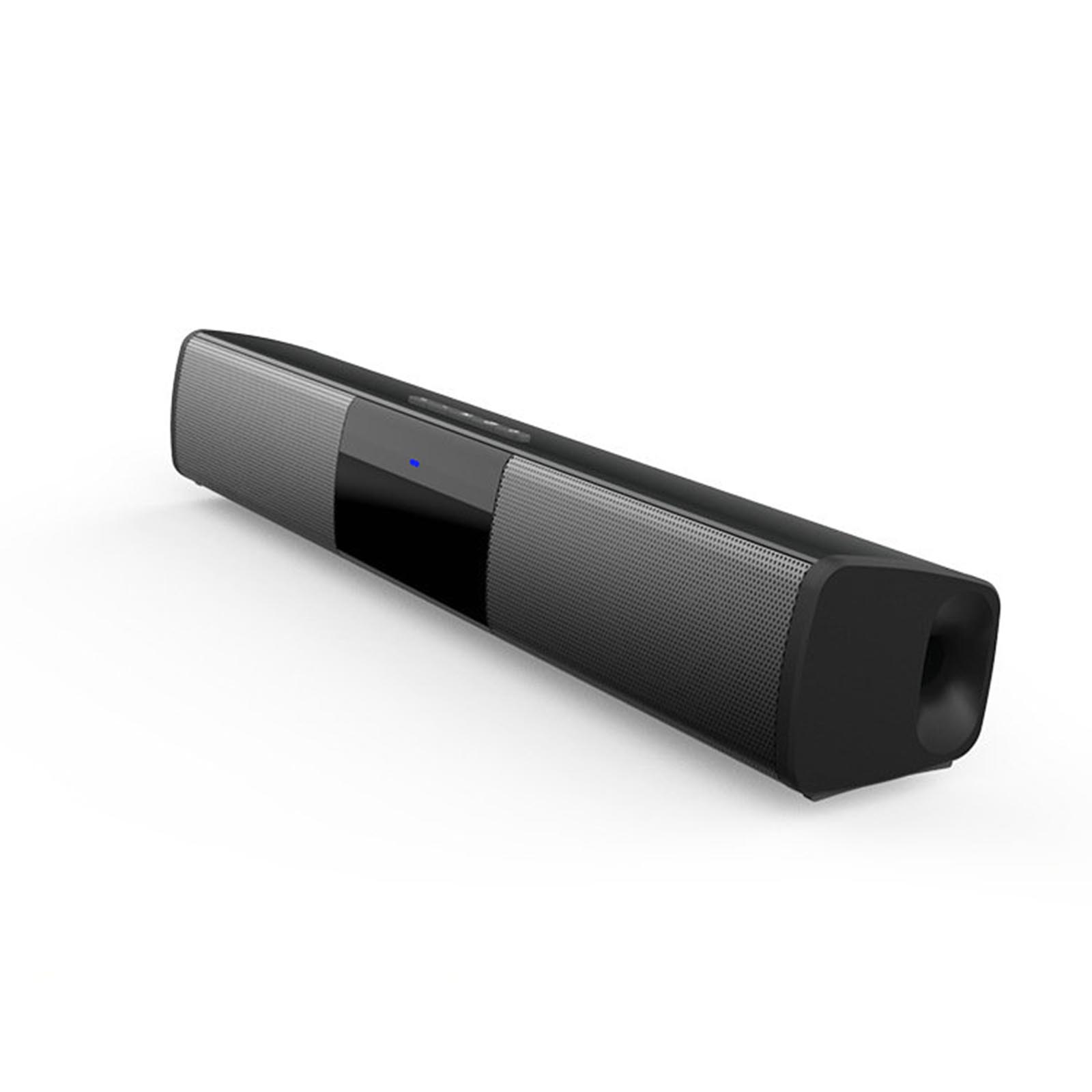 docooler BS-28A BS-28B Wireless Bluetooth Speakers 20W Soundbar Home Theater Sound Bar AUX RCA Input TF Card Music Playback FM: no remote control