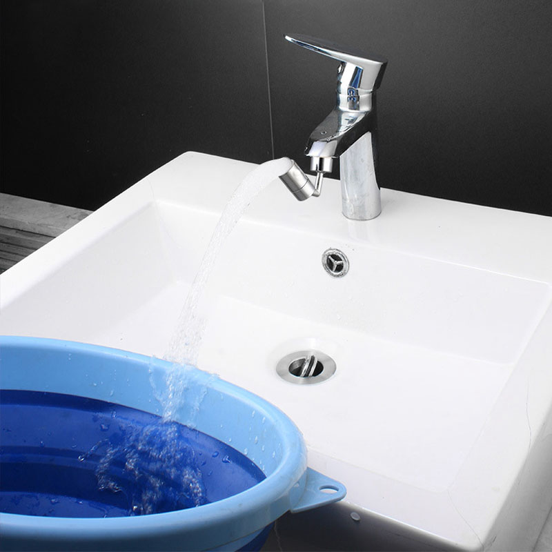 Water Tap 720 Graden Universal Swivel Kraan Splash-Proof Uitloop Waskolf Wassen Gezicht Wassen Verlengen Mondwater Artefact