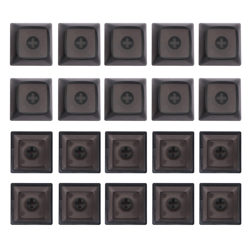 20Pcs PBT Blank Keycap 1U 1X XDA Profile No Print Keycap Set for DIY Mechanical Keyboard Installation MX Switches: Red