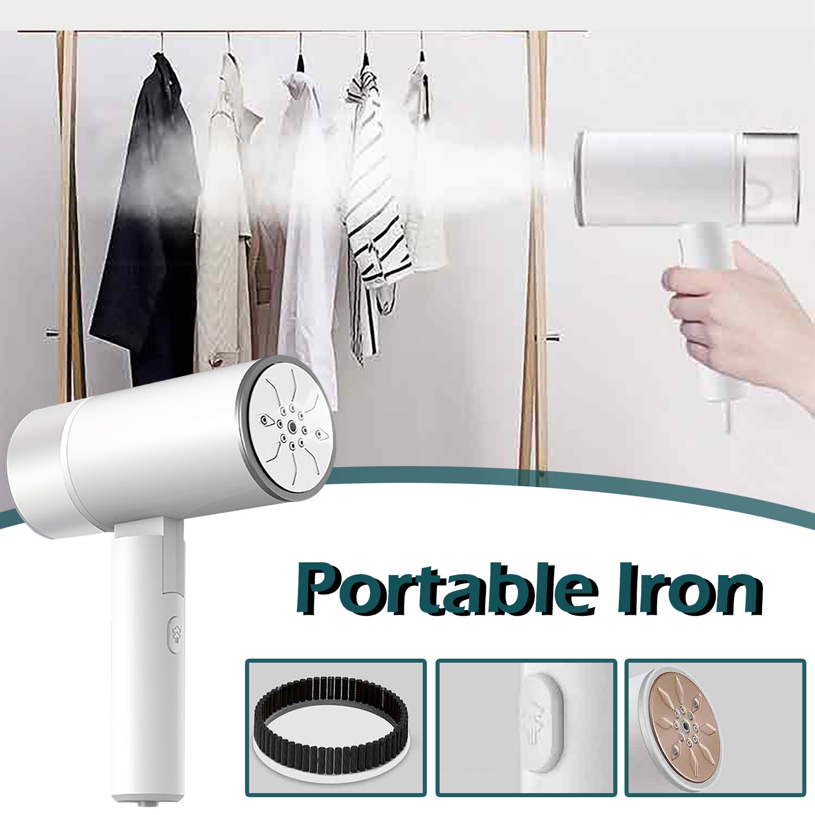 Steam Iron Garment Steamer For Clothes Travel Iron Handheld Hanging Iron Household Folding Portable Ironing Steam Irons#g30