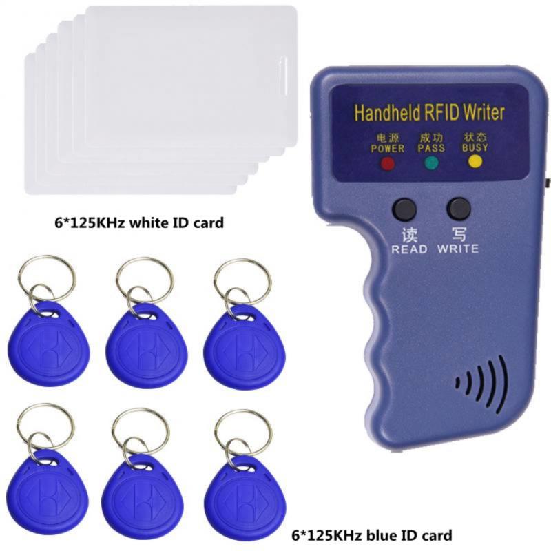 125kHz RFID-Programmierer Duplikator Kopierer Writer Reader Writer ID-Karte Kloner & Key Access Card Replikator Schlüssel bund Reader: Mixed Farbe