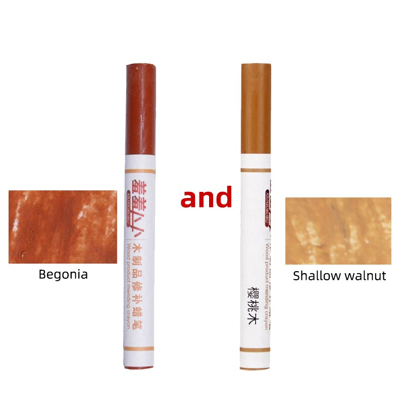 2 pcs set wooden repair crayon floor nail eye hole scratch Crack repair composite repair material: Purple