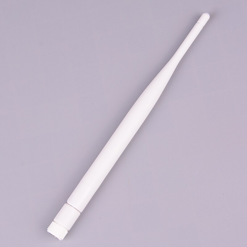 1PC 2.4GHz White WiFi Antenna 5dBi Aerial RP SMA Male Connector 2.4g Antenna