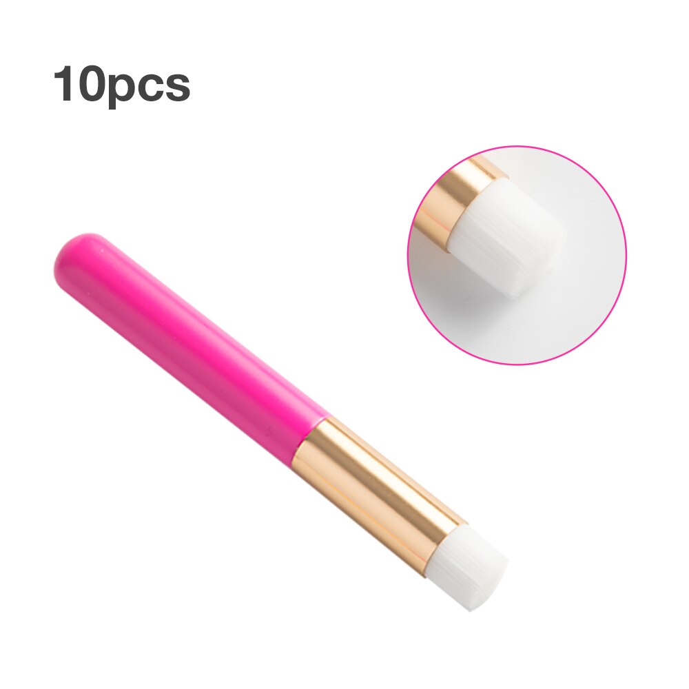 Cepillo de limpieza de pestañas, cepillo limpiador de extensiones de pestañas, brocha para la nariz, limpiador de champú, cepillos de maquillaje cosméticos, 3/10 Uds