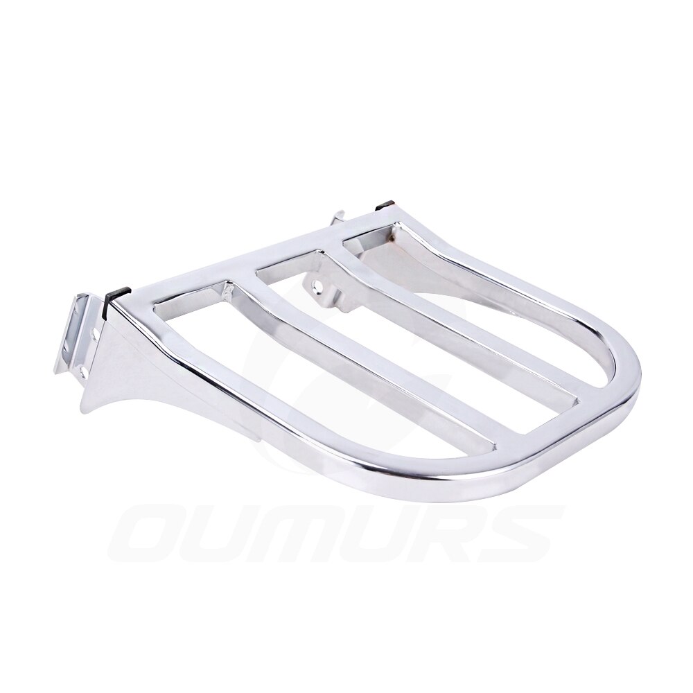 OUMURS Motorcycle Sissy Bar Backrest Luggage Rack Fits for Harley Sportster XL 04-17 Dyna Softail 84-05 FLST FLSTC FLSTSC 06-17