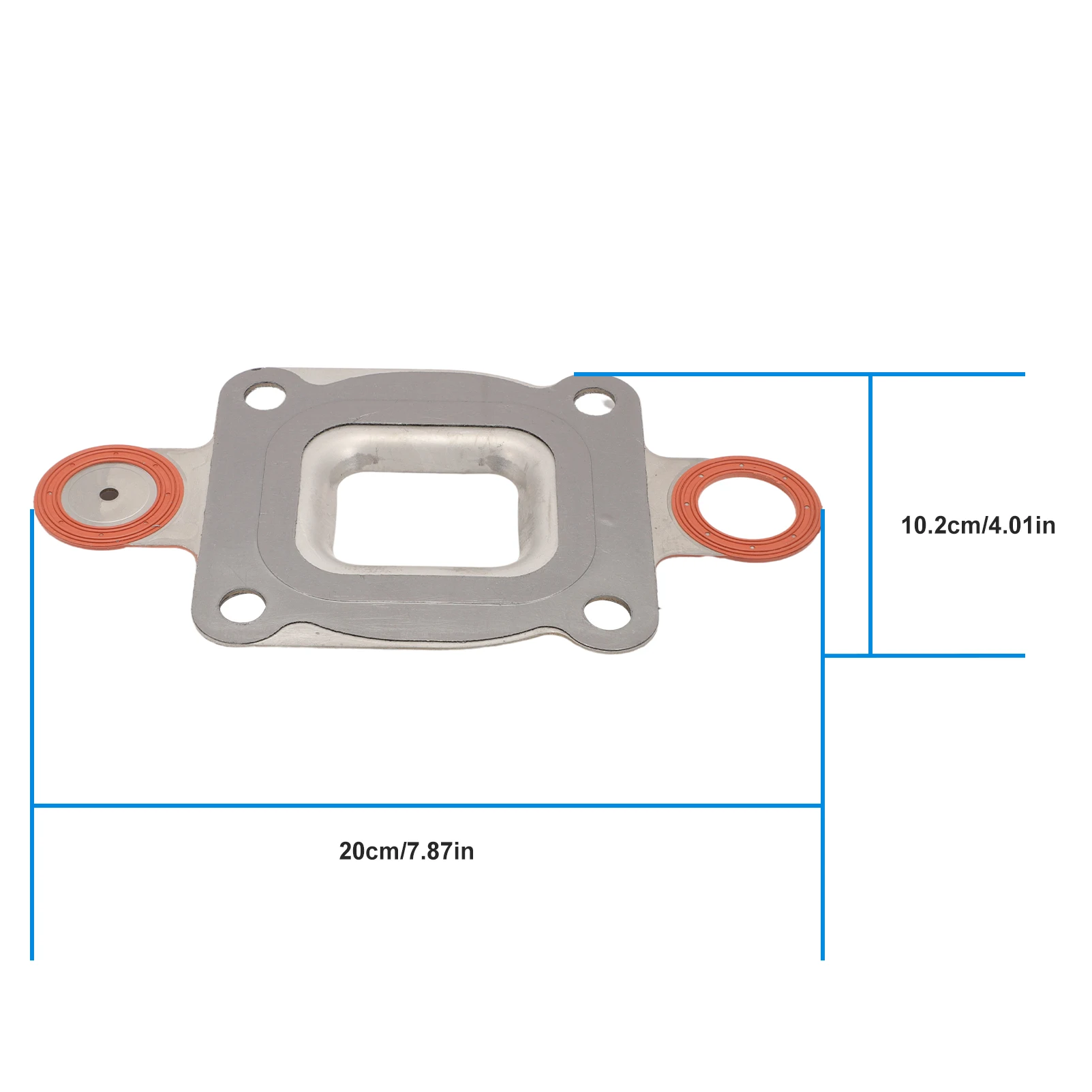 2 Stück Abgaskrümmer-Winkel-Riser-Dichtung, Trockenverbindung für MerCruiser 4.3L 5.0L 5.7 L V6 V8 27– 864850 A02 27- 864850 A1