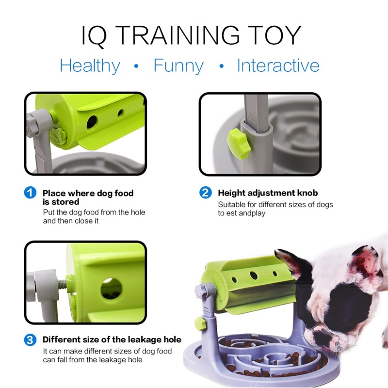 Juguetes Para Perros con tratamiento alimenticio, comedero educativo, juguetes de puzle para perros, juego interactivo de entrenamiento IQ, antiahogo juguete, comedero más lento