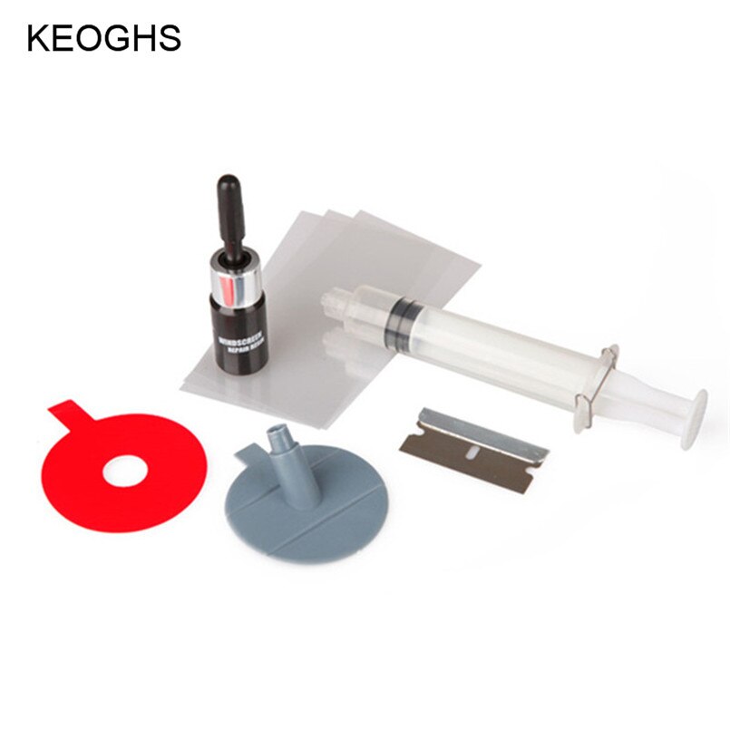 Car windshield glass repair kit scratch restoration repair tool car glass polish chip crack reapir kit