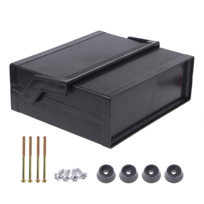 Caja de plástico impermeable para proyectos, caja negra, x 70mm