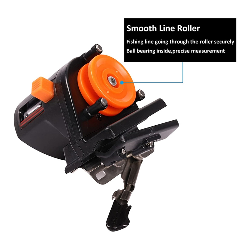 Portable Fishing Line Depth Finder Counter Fishing Tool Tackle Length Gauge Tackle Tool 0-999M