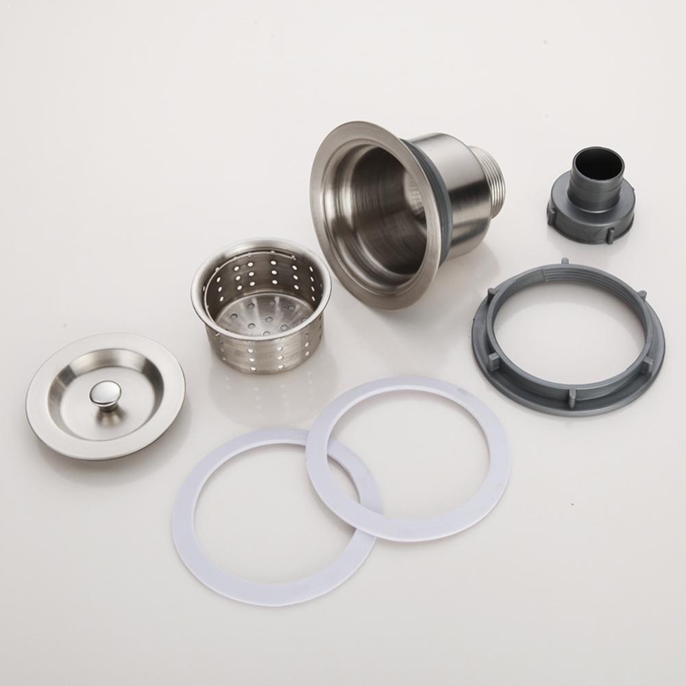 Pial Plug Strainer Kitchen Sink Waste Strainer Plug For Kitchen Steel Strainer For UK Stainless Bathroom Plug Sinks C9B9