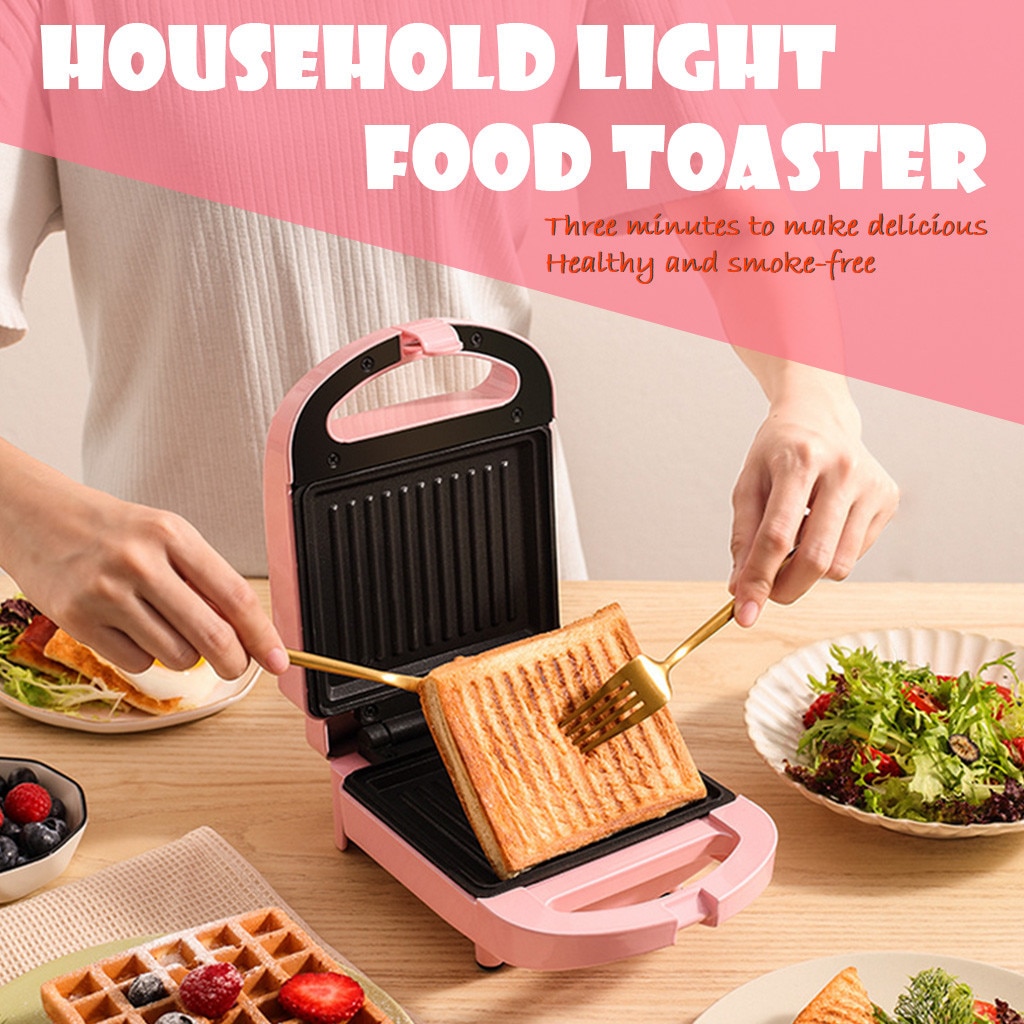 Multi-funktion morgenmad toast maskine automatisk husholdning kage maskine brød maskine opvarmning bagning vaffel maker #y #g40