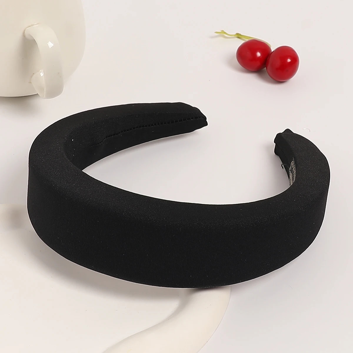 Nuevas diademas acolchadas de para mujer, diademas de bisel ancho, diadema gruesa antideslizante de esponja para niñas, accesorios para el cabello de