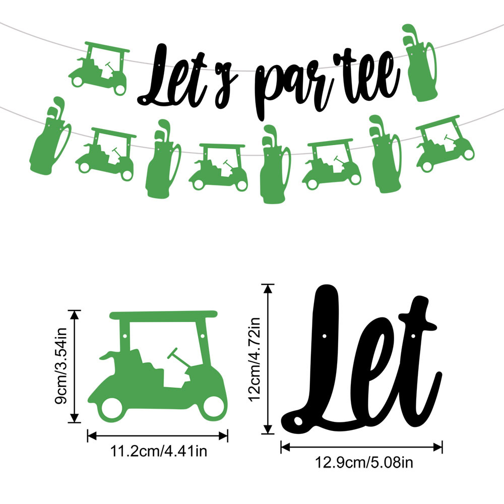 Golftema engangsservise papirtallerkener kopper servietter duk banner golfkølleballong barnebursdagsfest dekorutstyr: Lys gul