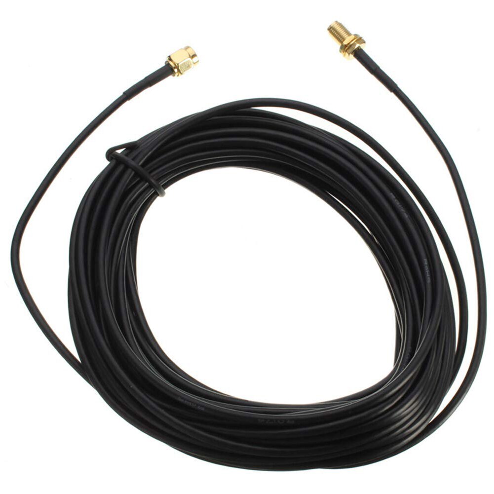 RP-SMA Extension Cable WiFi Antenna Router Standard RG174 Stable Signal Male Female Wire Coaxial Computer Accessory: 9M