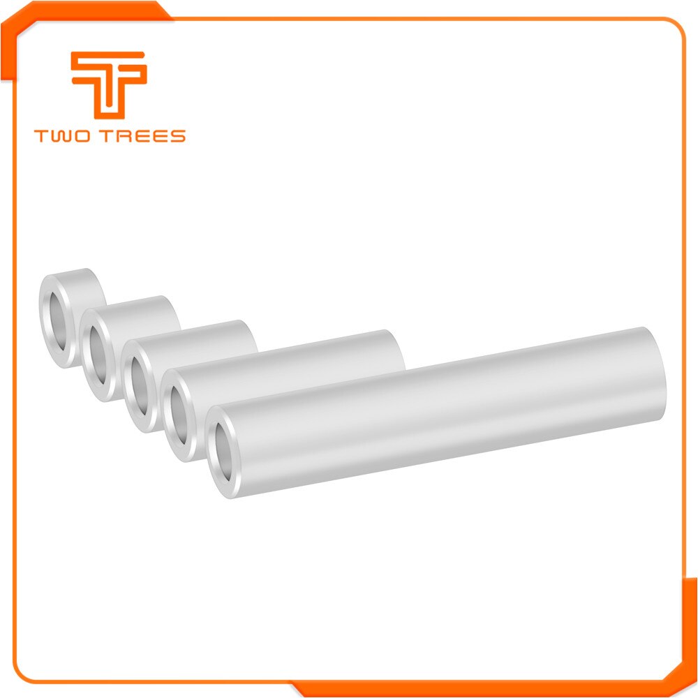 10pcs 3D Printer Parts Openbuilds Aluminium Spacer V-slot Isolation Column Separate Pillar Quarantine Bore 5MM Reprap 3D Printer