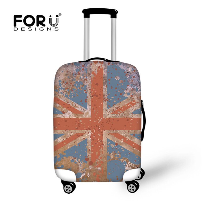 FORUDESIGNS Trolley Abdeckung Welt Karte Druck Dick Gepäck Protector Fall Auf Koffer Frauen Wasserdichte Abdeckung Reise Zubehör: CC90052 / M