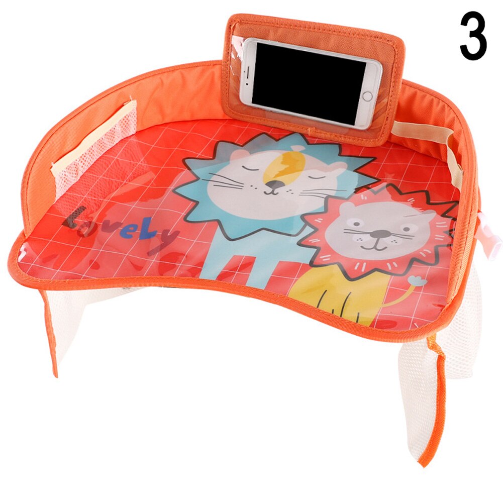 Car Seat Dinner Plate Multifunctional Baby Cartoon Table with Fixed Strap JLD: style 3