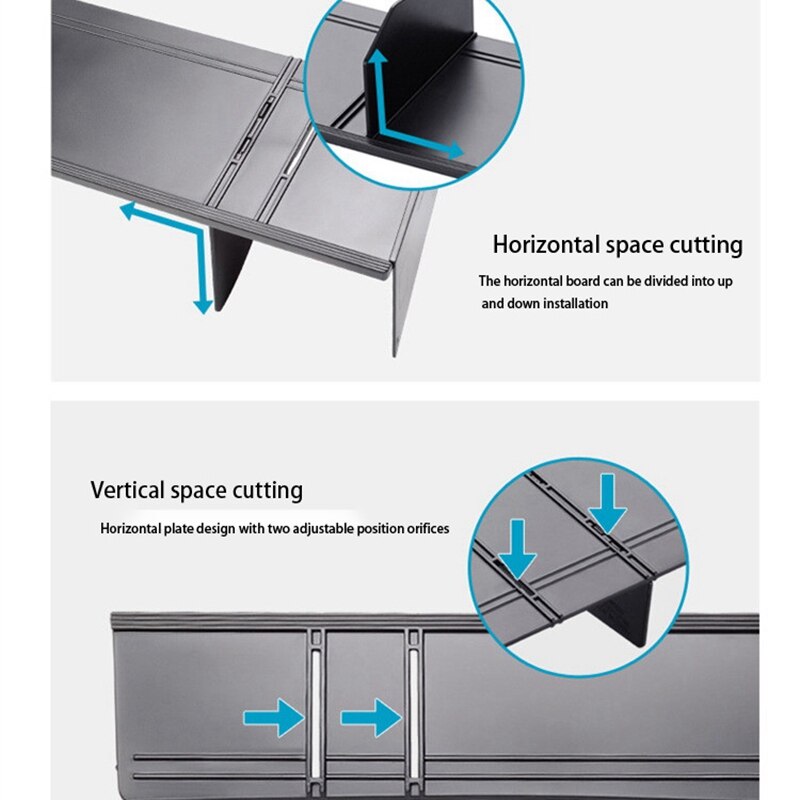 Car Styling Copilot Storage Box Compartment Partition for Honda Fit 14-20 Glove Box Layered Sorting Board Accessories