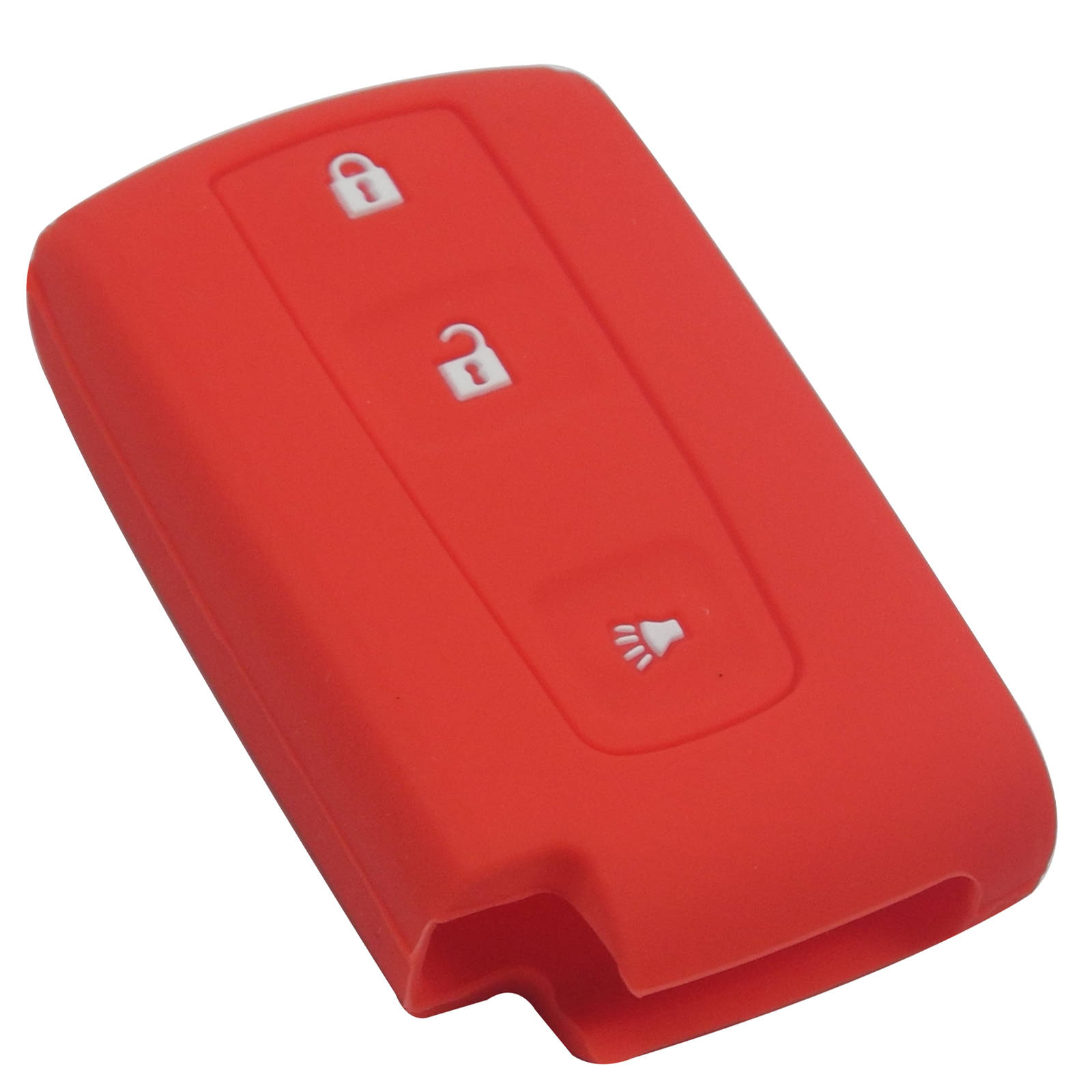 3 knoppen Afstandsbediening Autosleutel Case Cover Houder Voor Toyota Prius Crown Avensis Verso Remote Smart Key Fob: red