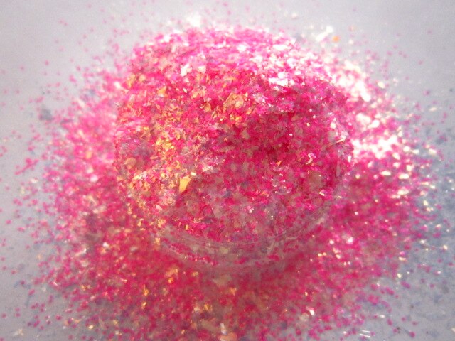 Fijne Roze dust iridescence Witte Vlok glitter Mix voor Nagellak Maken G522